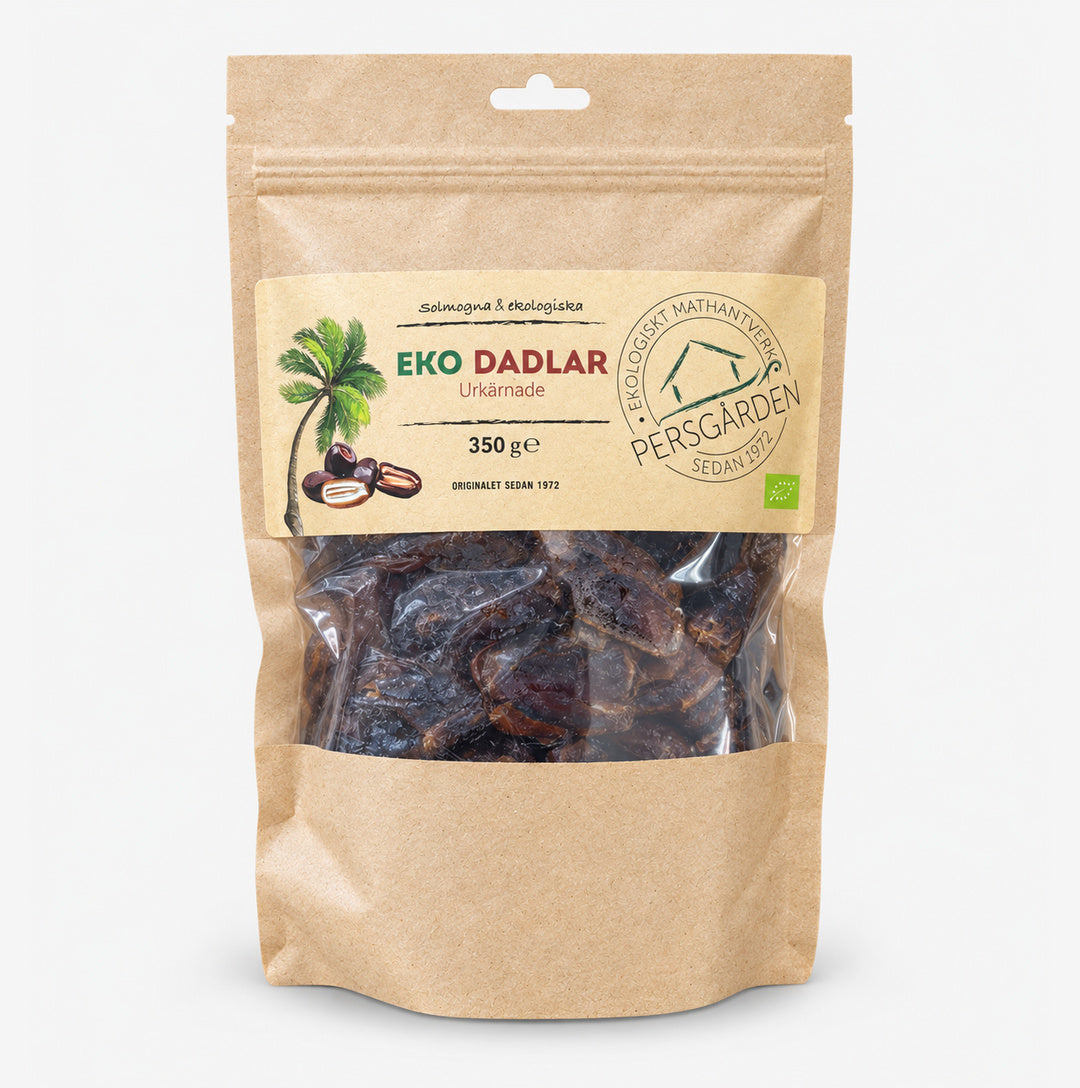 Ekologiska urkärnade dadlar 350 g