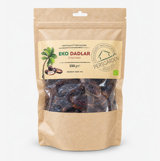 Ekologiska urkärnade dadlar 350 g